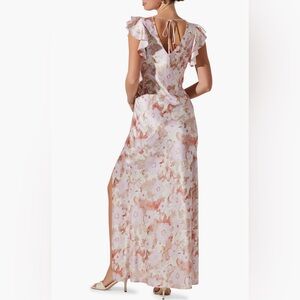 ASTR the label, floral satin maxi dress